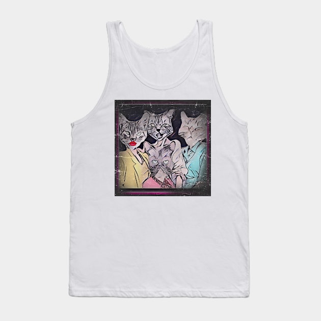 Golden cats Tank Top by CreakyDoorArt